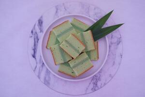Sweet and Soft Pandan Cake for a Cozy Break photo