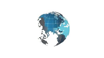 Globe Digital Map Background video