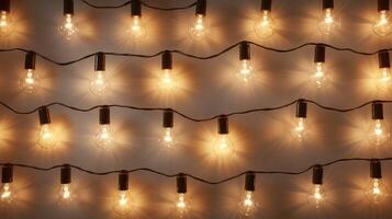 zigzag string lights transparent background photo