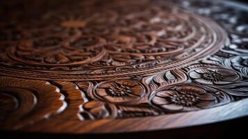 carving dimension background table photo