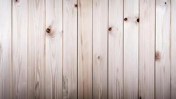 Close-up view of natural wood planks showcasing texture, knots, and grain patterns for design use photo