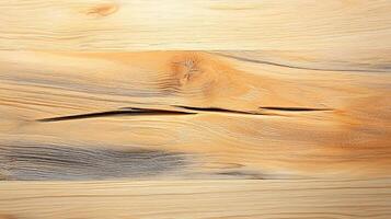 Close-up view of natural wood grain showcasing texture and subtle color variations photo