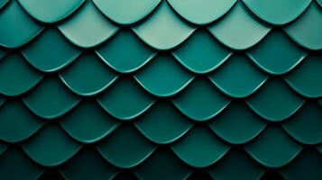 Textured teal scales creating a visually appealing background for design projects photo