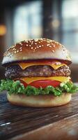 Mouthwatering Cheeseburger, Perfect for a Quick Bite photo