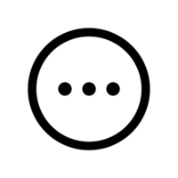 Hamburger menu icon with simple and modern design transparent background png