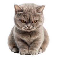 Grumpy Cat , Expressive Feline with Attitude on Transparent Background png