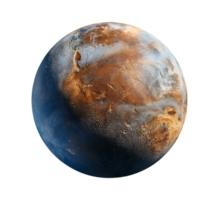 The planet mars is shown in this image png