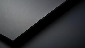 glossy dark gray paper photo