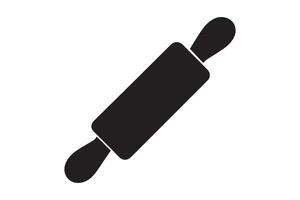A rolling pin icon on a white background vector
