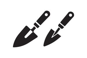 Two black and white tools on a white background vector