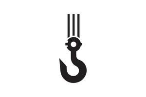Hook icon illustration on white background vector