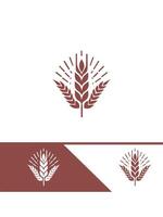 Ever Wheat Logo Design vector