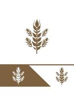 Golden Fields Wheat Design vector
