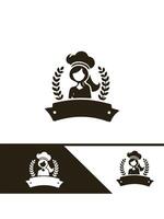 Lush Layers Bakery Girl Logo vector