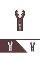 Swift Lock Zippers Logo Design vector