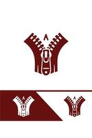 Fast Track Zippers Logo Design vector