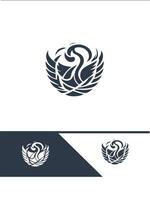 Fierce Eagle lion eagle vector