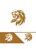 Flight of the Lion lion eagle logo vector