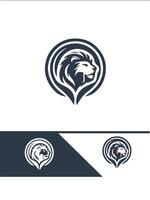 Lion Flyer lion eagle logo vector
