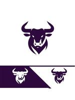 Thunder Bull Meadows bull logo vector
