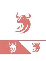 Wild Bull Ranch bull logo vector
