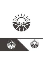 Evergreen Acres FARM FIELD logo vector