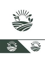 Golden Fields FARM FIELD logo vector