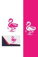 Flamingo Garden Logo vector