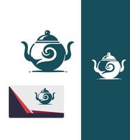 TeaLeaf Haven Logo Design vector
