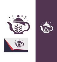Cozy Sips Teapot Logo vector
