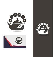 Steeped Serenity Teapot Logo vector