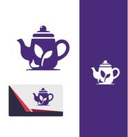 The Perfect Brew Teapot Logo vector