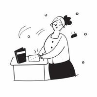 Candid Plus Size Model Cooking in the Kitchen concept as A candid image of a plus size model cooking a meal in a homey kitchen The scene highlights the warmth and creativity of ho pure vector