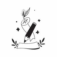 Flat Cempas chil Flower and Cross Isolated concept as A design featuring a cempas chil flower paired with a cross both isolated on a white background This clean illu pure vector