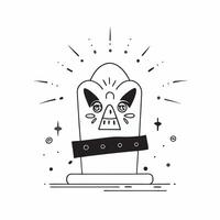 Flat Glowing Digital Ofrenda with Neon Light Effects concept as A vibrant digital artwork featuring a glowing ofrenda with neon light effects and abstract patterns representing the pure vector