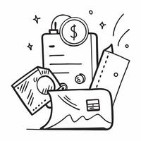 Abstract dollar bill and briefcase with Corporate Finance text concept as A sleek design featuring an abstract dollar bill and briefcase with the text Corporate Finance The Cleans vector
