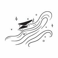 Abstract glossy holographic waves as a background for innovation branding concept as A dynamic background featuring abstract glossy holographic waves flowing across a dark backdrop Cleans vector