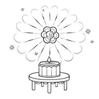 Abstract Mooncake Offering in Glow concept as A glowing abstract representation of a traditional mooncake offering ceremony during the Mid Autumn Festival with vibrant swirling lig Cleans vector