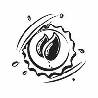 Abstract wine stain forming a circular pattern with Bold Smooth text concept as A bold illustration featuring an abstract wine stain creating a circular pattern with the t Cleans vector