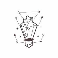 Flat Abstract digital mesh with glowing lights forming a beer mug outline concept as A digital mesh with glowing nodes forms the outline of a beer mug set against a deep dark backg Cleans vector