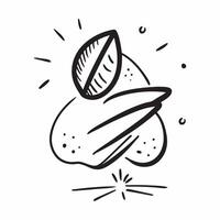 Flat Abstract lemon slices forming a refreshing breeze with Zingy Bright text concept as A zesty illustration with abstract lemon slices arranged to create the illusion of Cleans vector