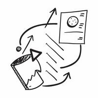 Flat Abstract piggy bank and growth arrow with Savings Plan text concept as A minimalist design featuring an abstract piggy bank and growth arrow with the text Savings Plan Cleans vector
