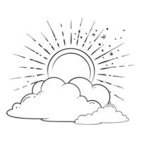 Flat Abstract Sun Rays with Floating Dust Particles and Copy Space concept as Soft golden sun rays filter through a floating cloud of dust particles creating a warm and atmospheric Cleans Set 2 vector