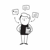 Flat concept as in Simple flat illustration of smart business tone Cleans vector