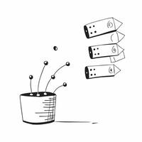 Flat Floating data streams with digital nodes on an isolated white background concept as A series of data streams flowing in mid air connected by digital nodes all isolated on a wh Cleans vector