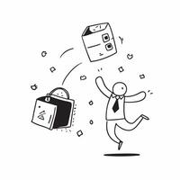 Flat Floating dollar sign and briefcase with Budget Planning text concept as A dynamic illustration of a floating dollar sign and briefcase with the text Budget Planning Th Cleans vector