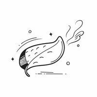 Flat Floating Feather with Abstract Wind Effect and Copy Space concept as A delicate feather floats gently in mid air with an abstract wind effect swirling around it symbolizing th Cleans Set 3 vector