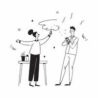 Flat Friends laughing and enjoying drinks at a barbecue party concept as A candid shot capturing friends laughing and enjoying drinks at a barbecue party The camera captures the f Cleans vector