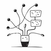 Flat Futuristic network nodes with data streams on an isolated white background concept as Two futuristic network nodes connected by flowing data streams set against an isolated wh Cleans vector