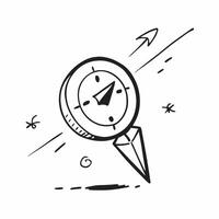 Flat Glossy background with a shining compass and a bright path forward concept as A glossy background depicting a shining compass with a bright path forward symbolizing the direct Cleans vector